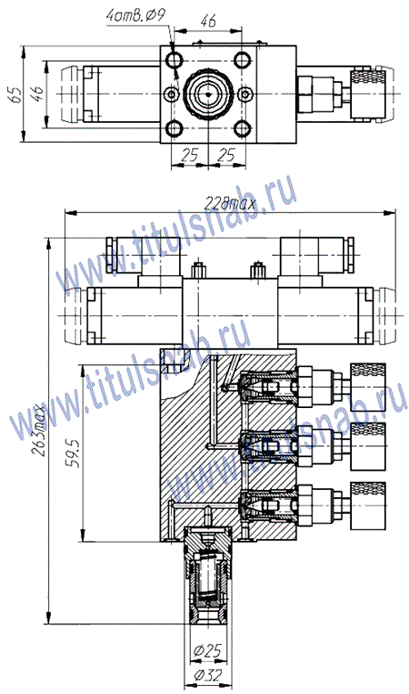 Гидроклапан предохранительный вставного монтажа МКПВ-16/3Ф10